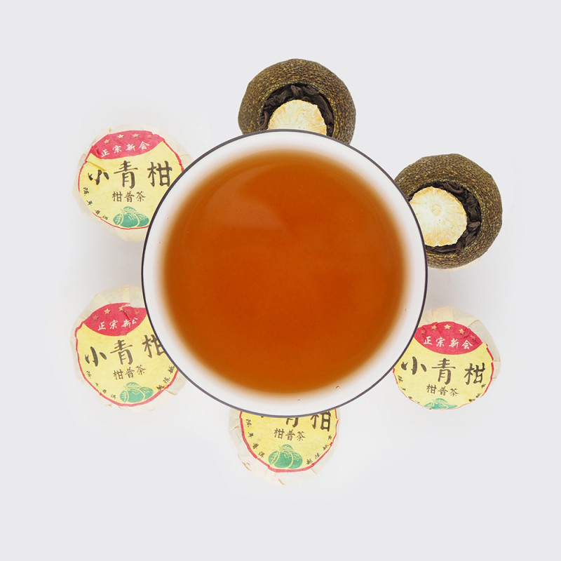 Чай Шу пуэр в лимоне