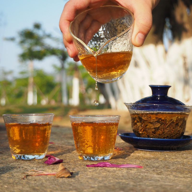 Набор посуды для китайского чая из рельефного стекла | "Чайнотека"